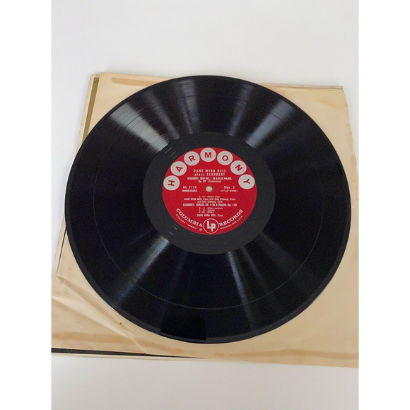 Dame Myra Hess Plays Schubert Trio No.1 B Flat Major Op.99 LP Harmony 7119 VG+ - Picture 6 of 7
